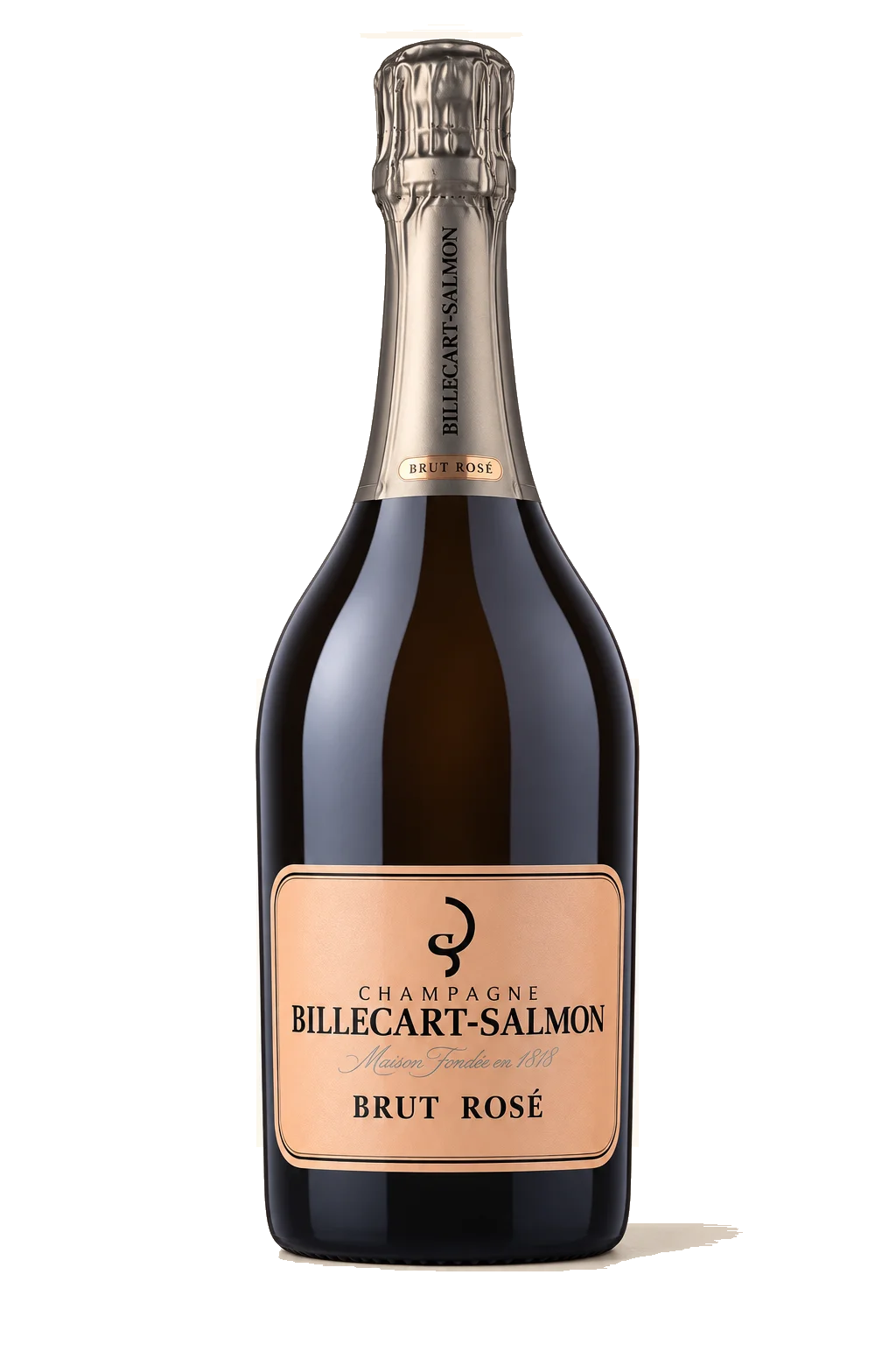 Representative Billecart-Salmon Brut Rosé bottle illustration