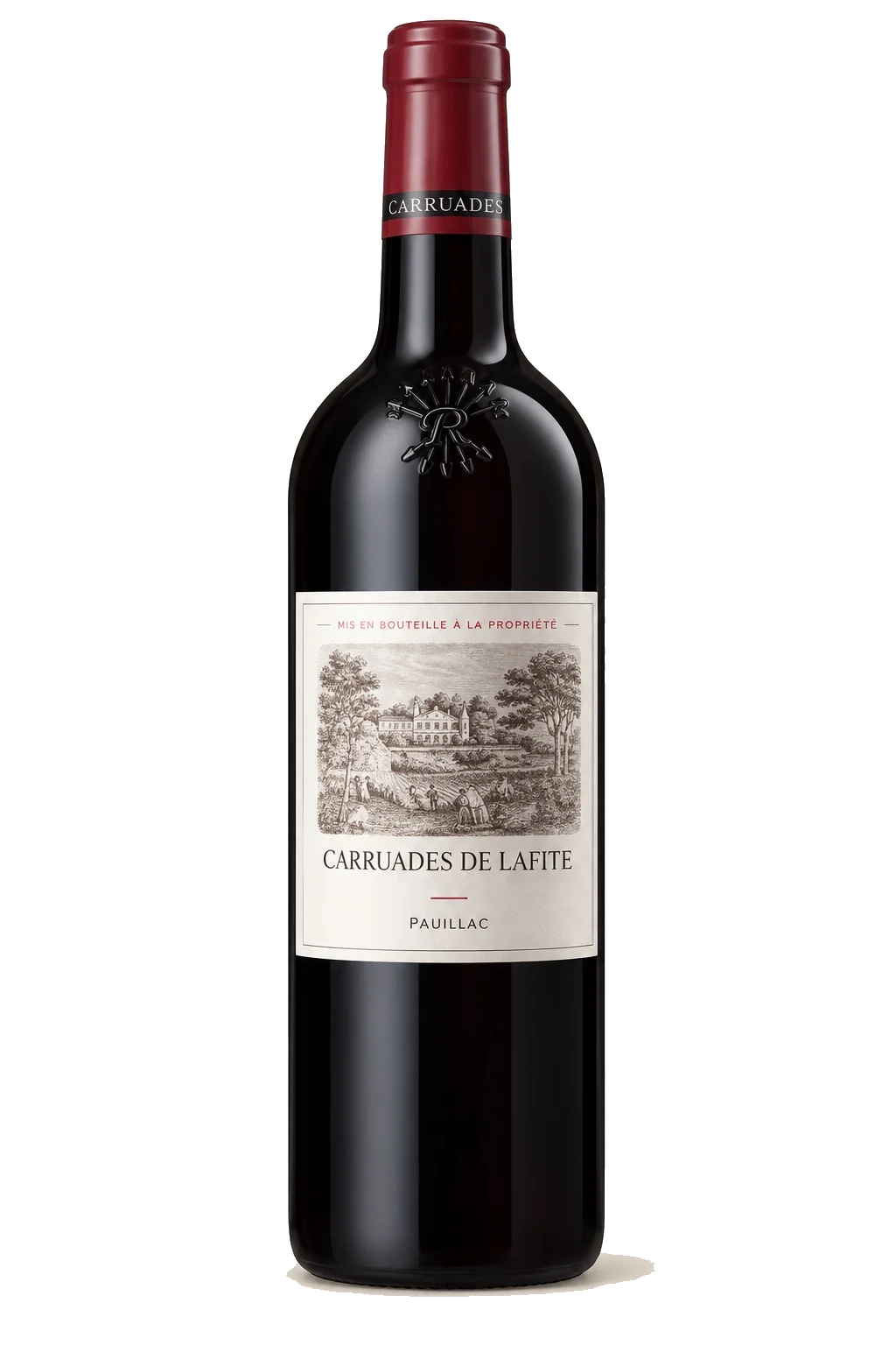 Representative Carruades de Lafite bottle illustration