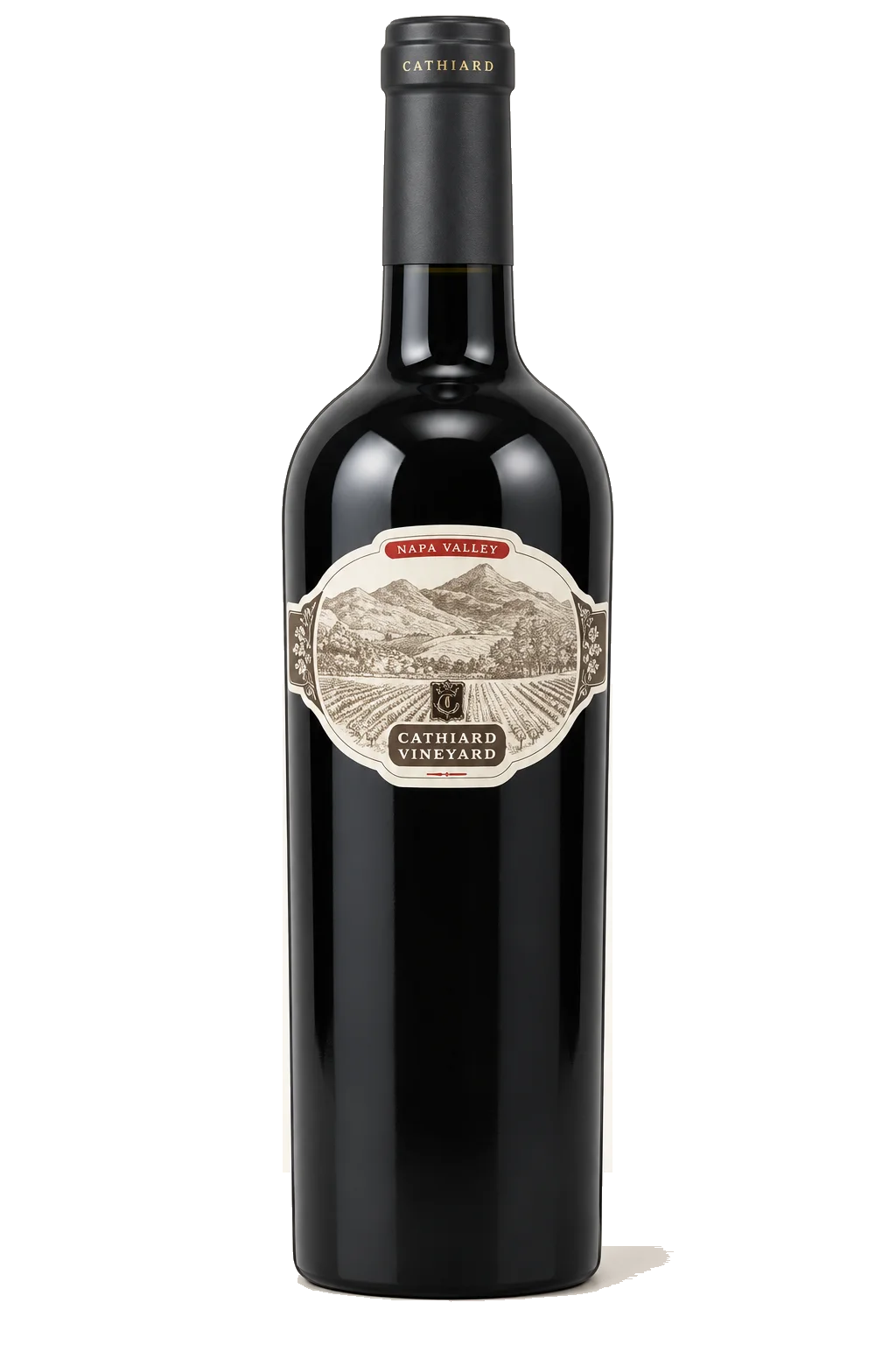 Representative Cathiard Vineyard bottle illustration