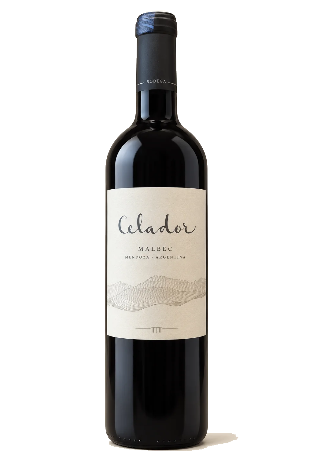 Representative Celador Malbec bottle illustration