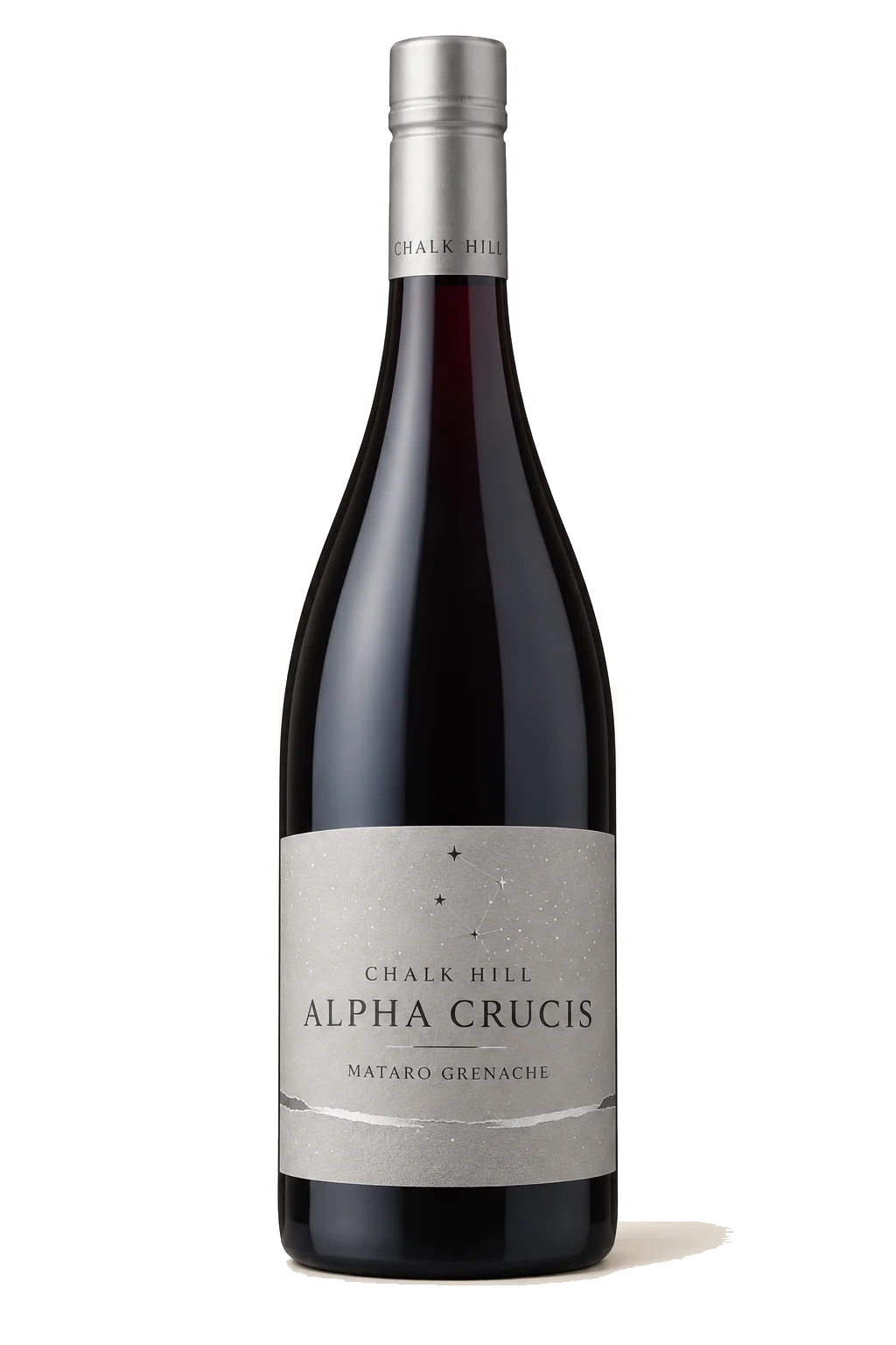 Representative Chalk Hill Alpha Crucis Mataro Grenache bottle illustration