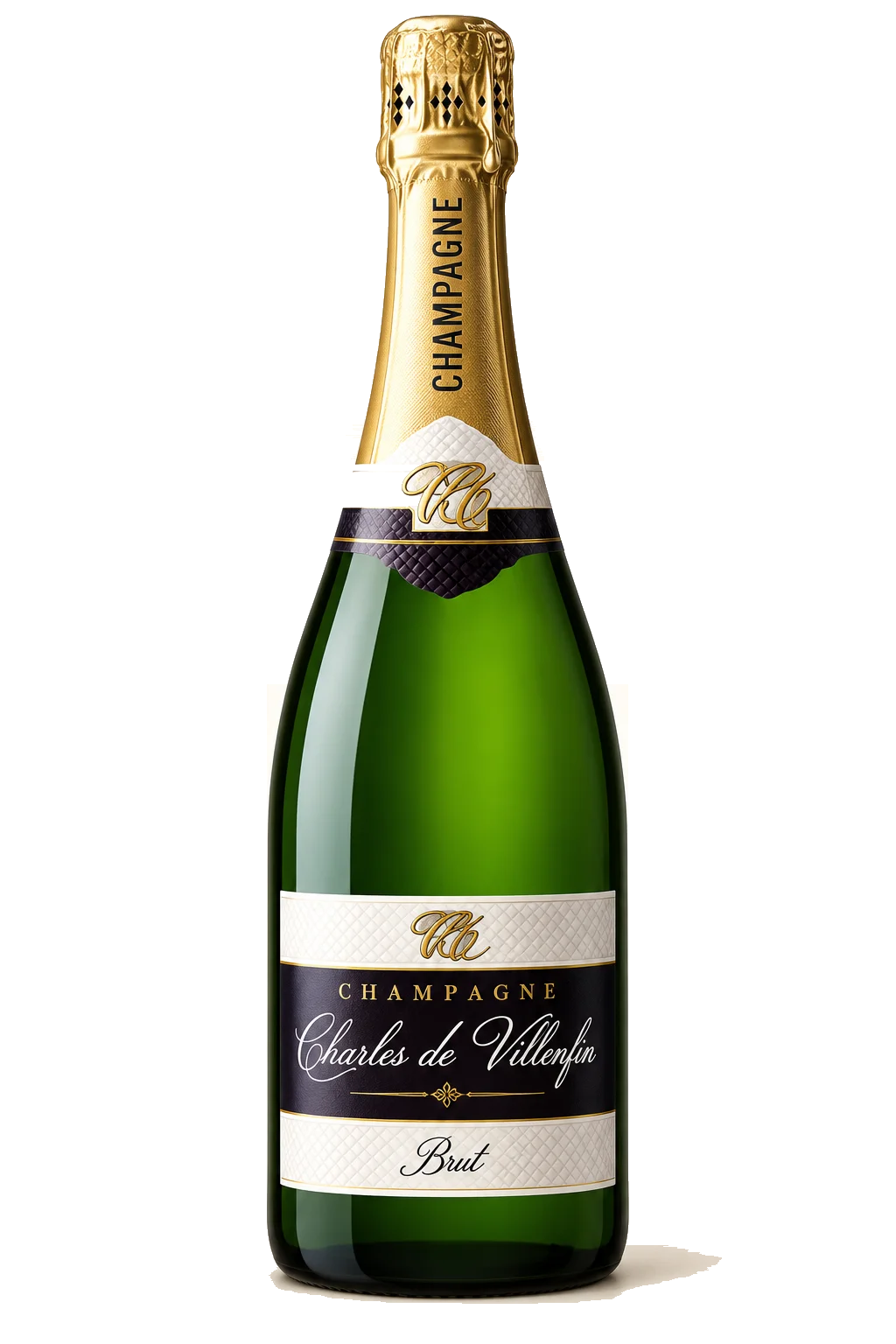 Representative Charles de Villenfin Brut bottle illustration