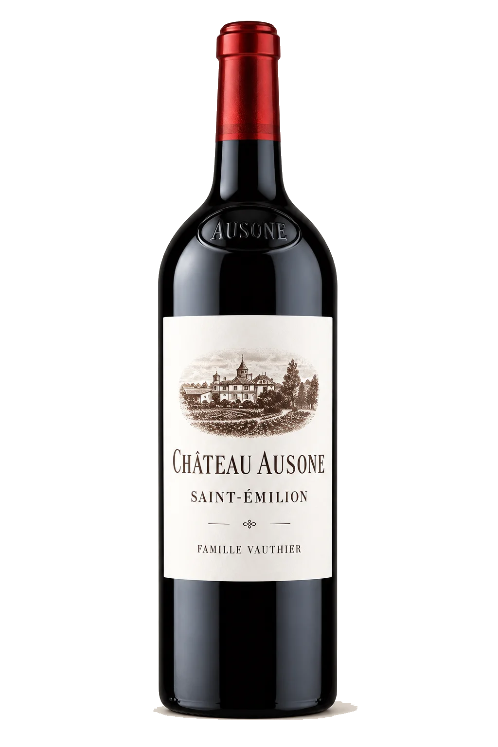 Representative Château Ausone bottle illustration