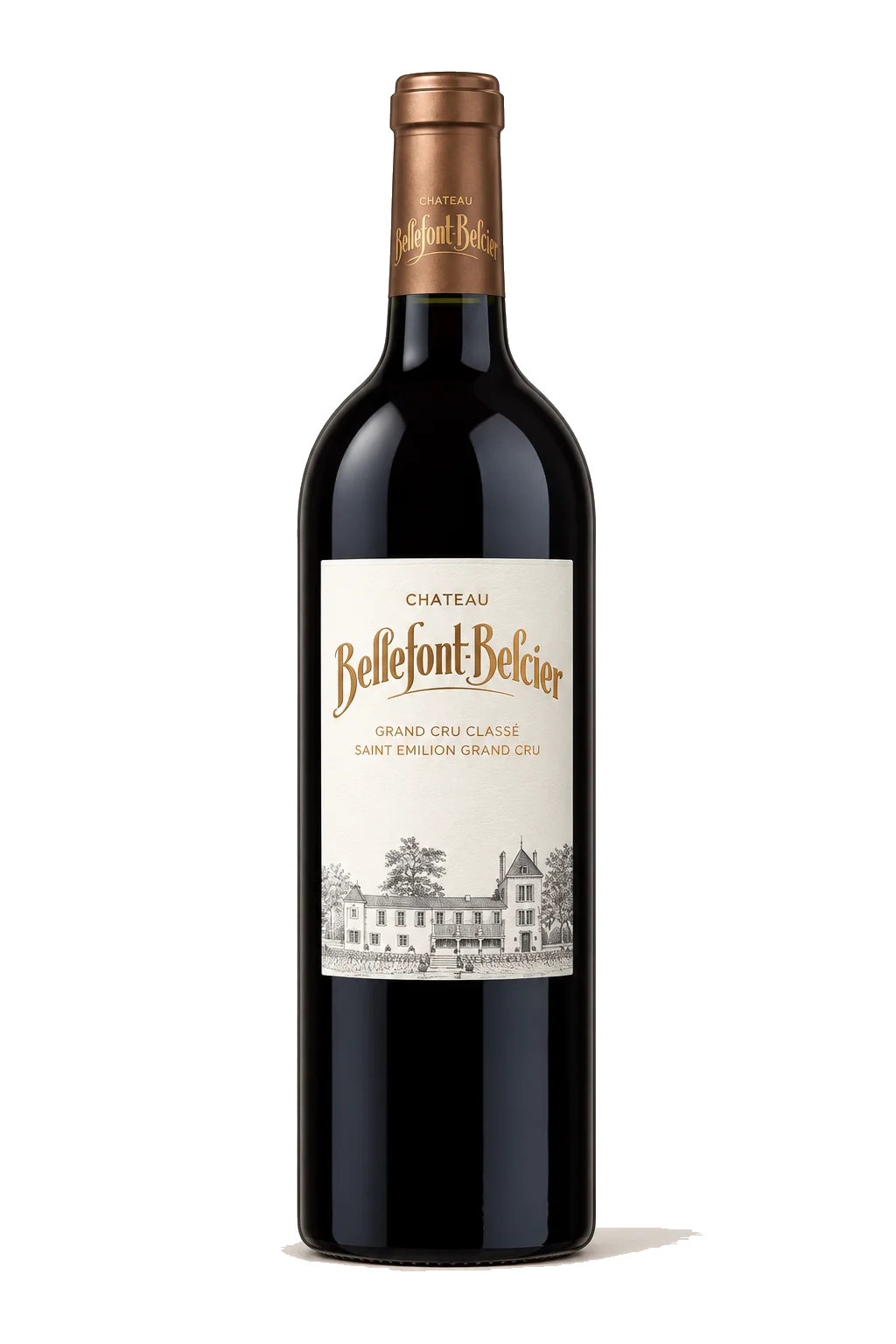 Representative Château Bellefont-Belcier bottle illustration