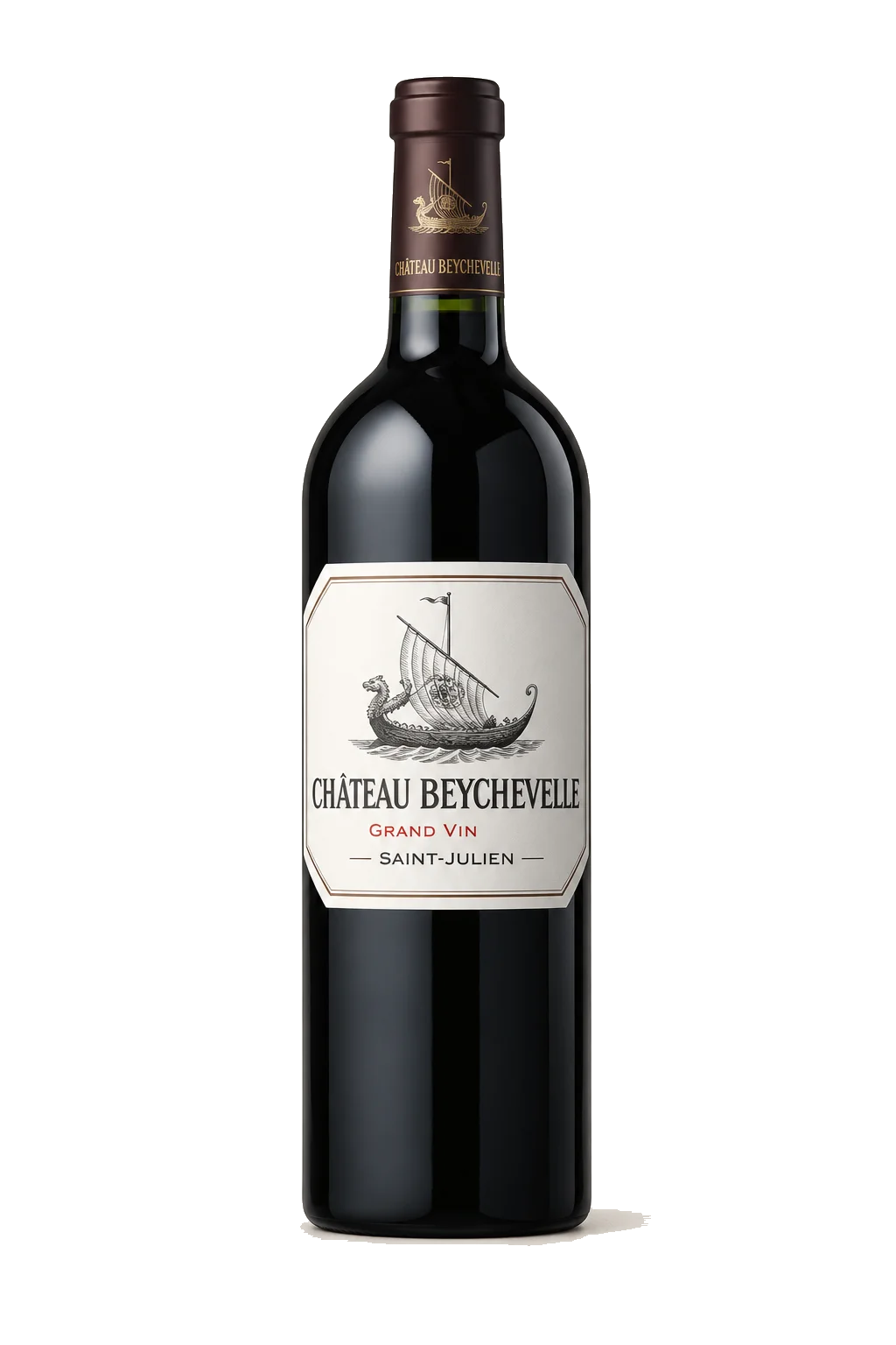Representative Château Beychevelle bottle illustration