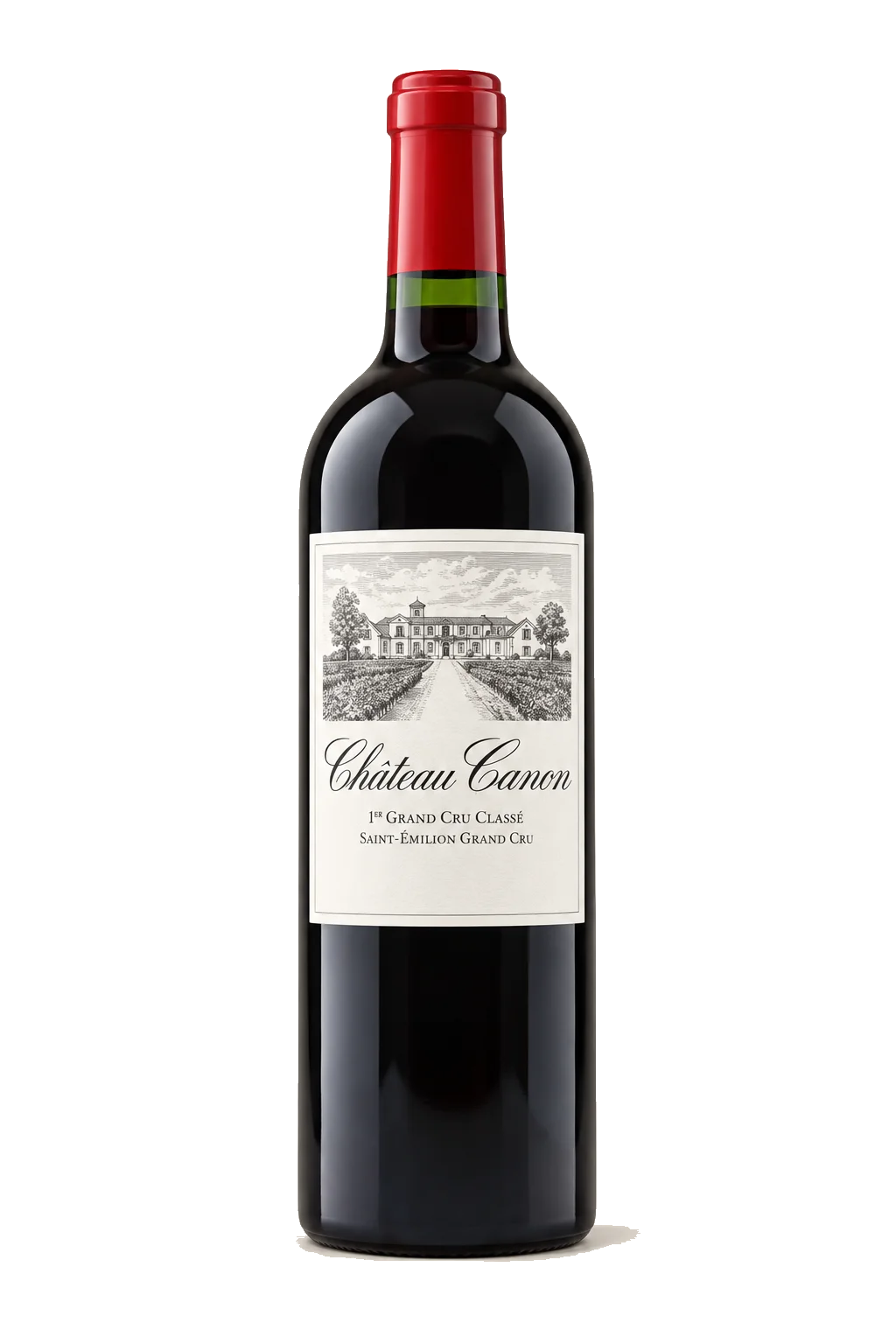 Representative Château Canon bottle illustration