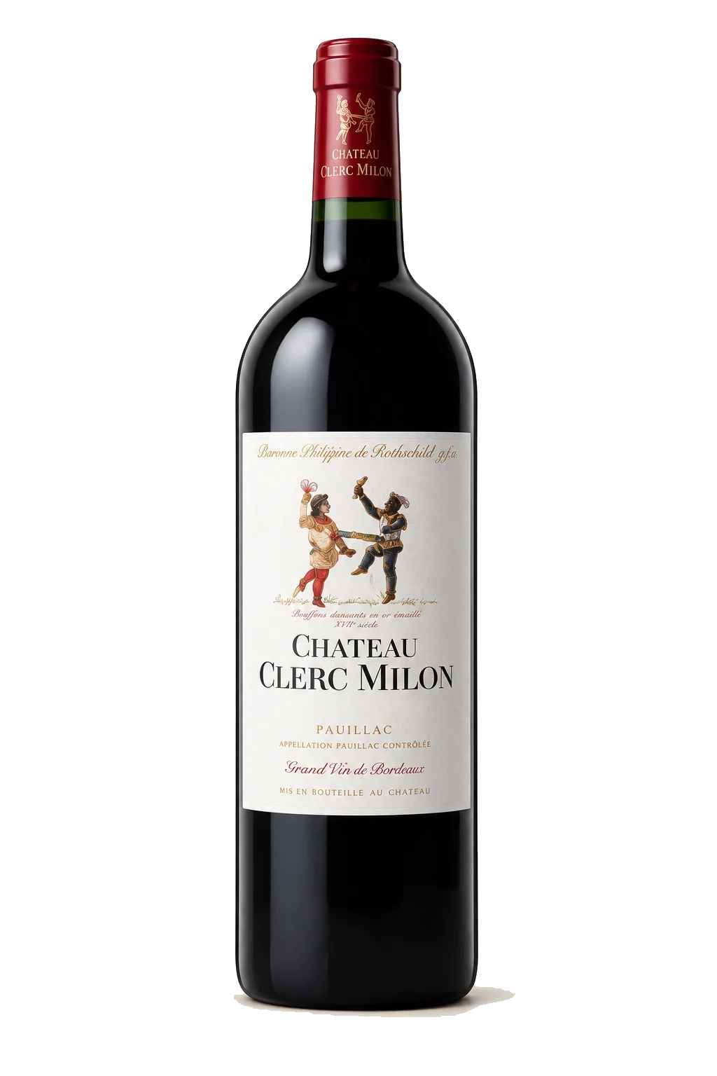 Representative Château Clerc Milon bottle illustration