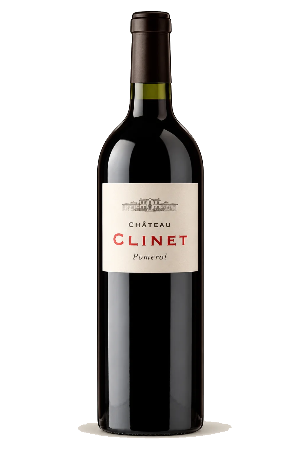 Representative Château Clinet bottle illustration