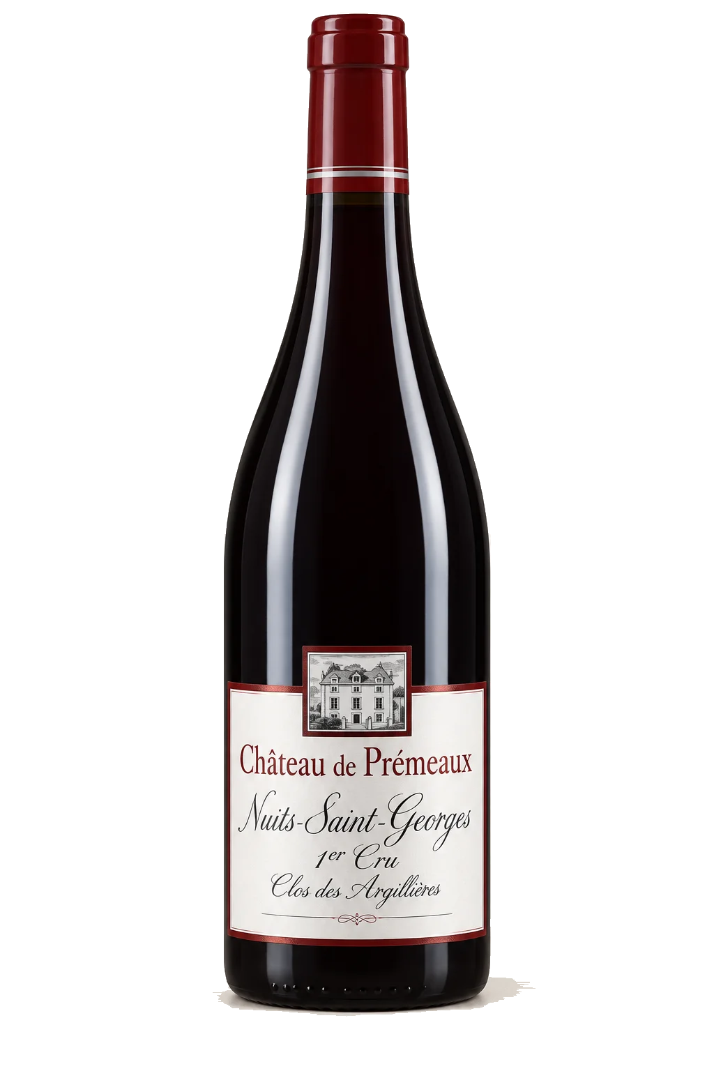 Representative Château de Prémeaux Nuits-Saint-Georges 1er Cru Clos des Argillières bottle illustration