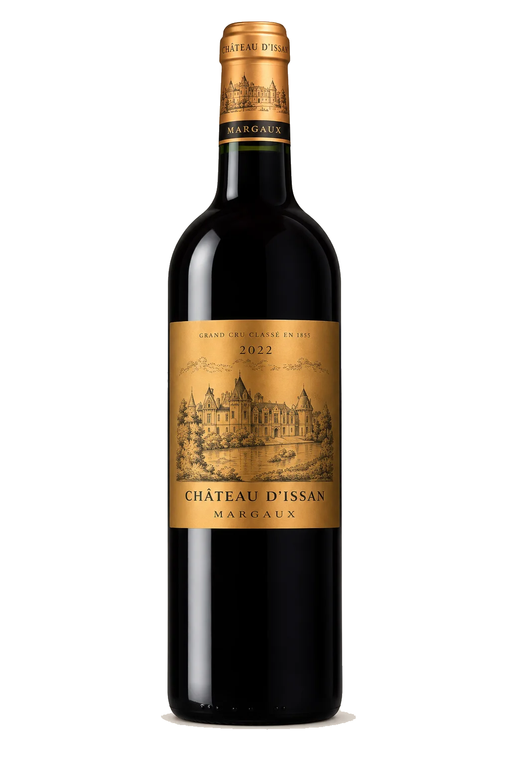 Representative Château d’Issan bottle illustration