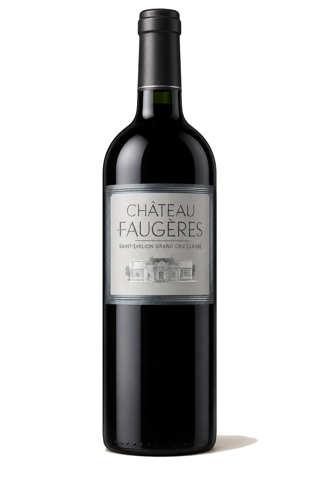 Representative Château Faugères bottle illustration