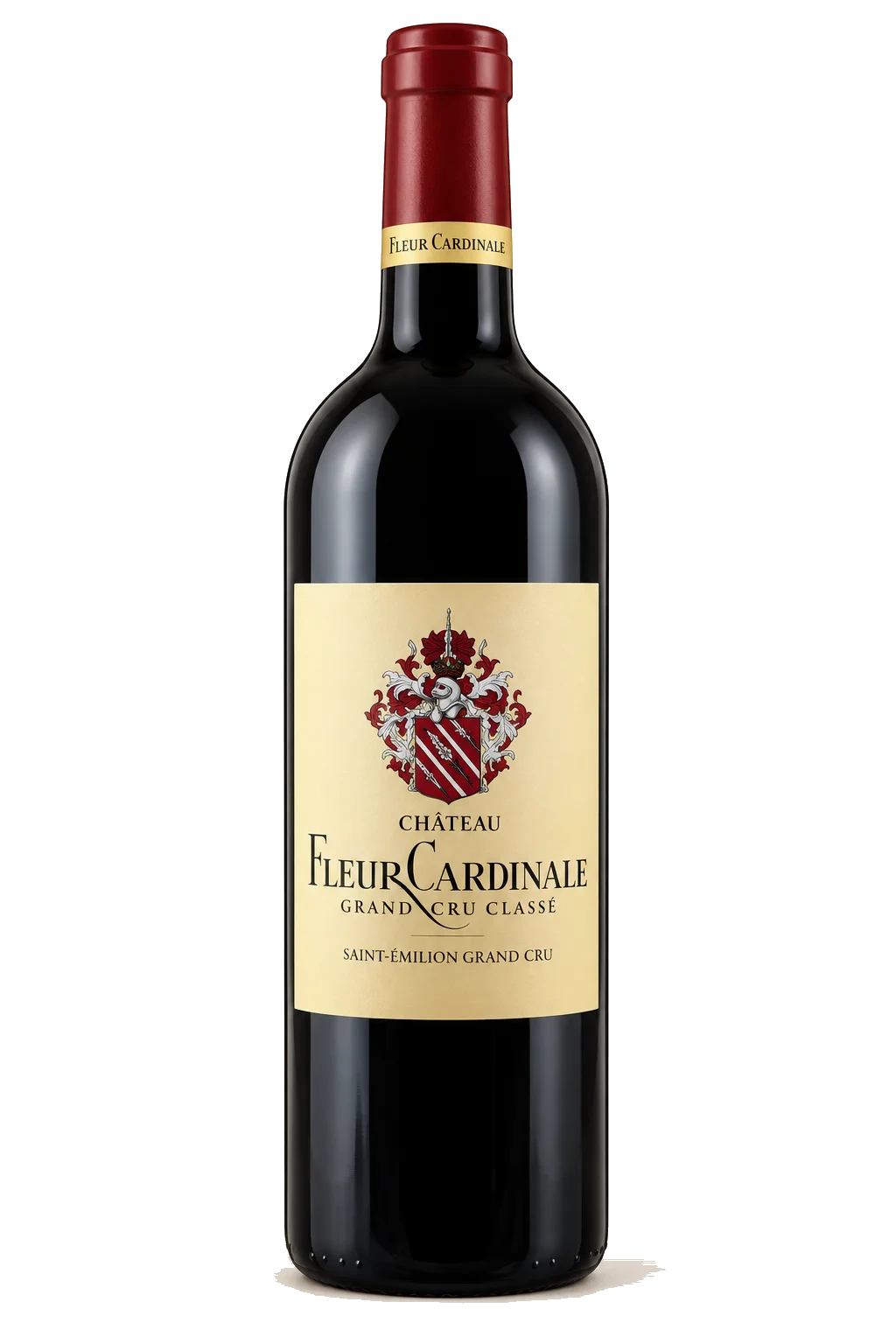 Representative Château Fleur Cardinale bottle illustration