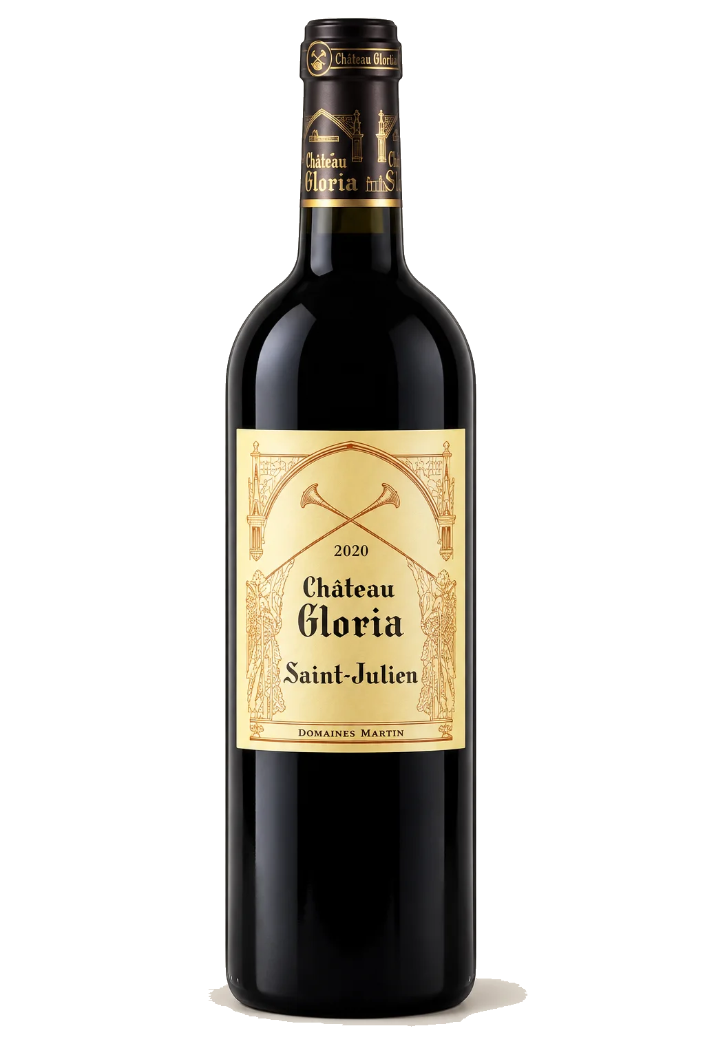Representative Château Gloria bottle illustration