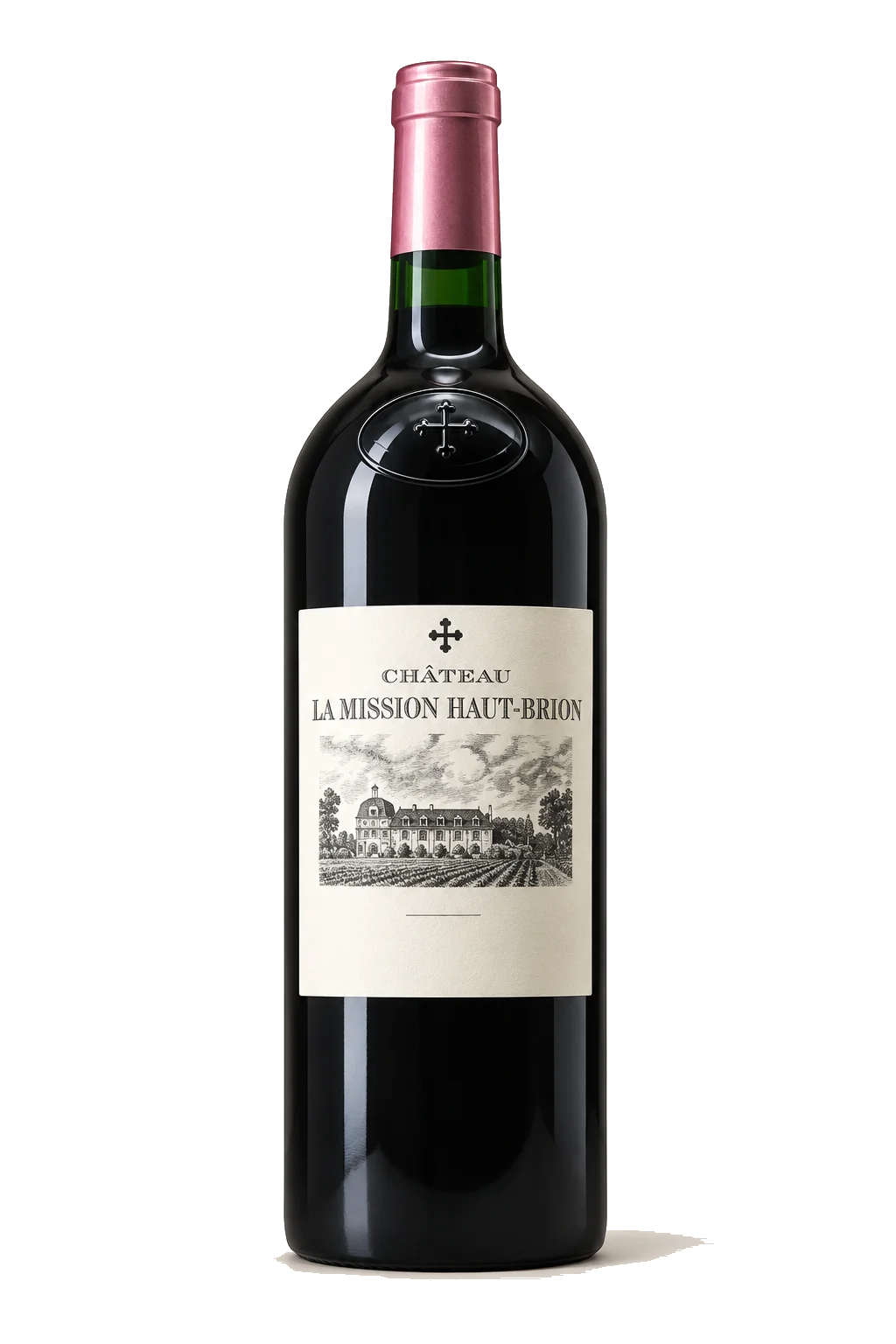 Representative Château La Mission Haut-Brion bottle illustration
