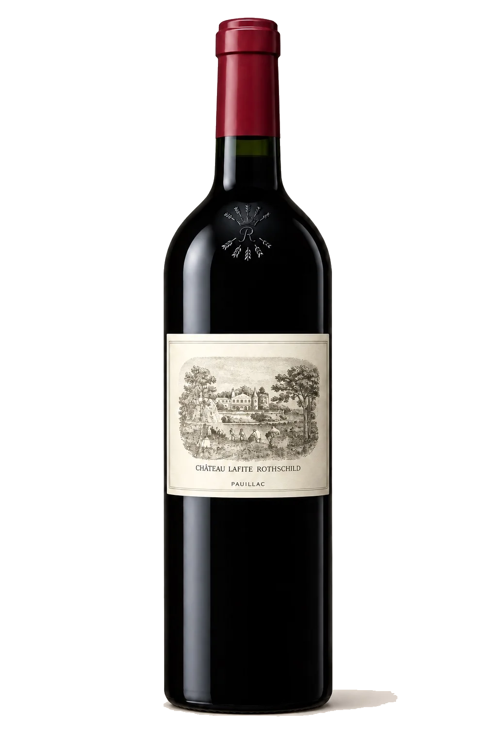 Château Lafite Rothschild bottle illustration