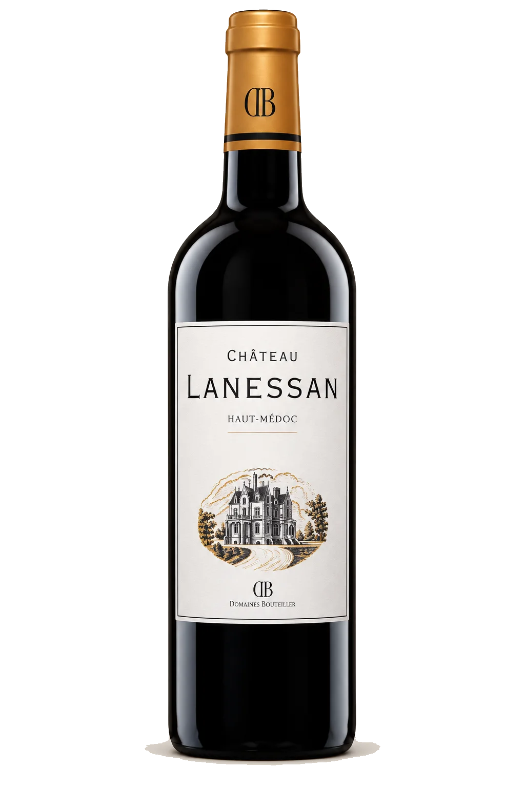Representative Château Lanessan bottle illustration