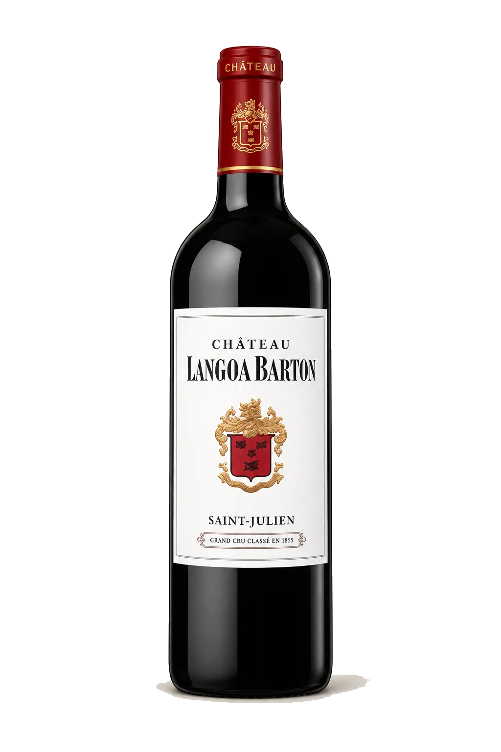 Representative Château Langoa Barton bottle illustration