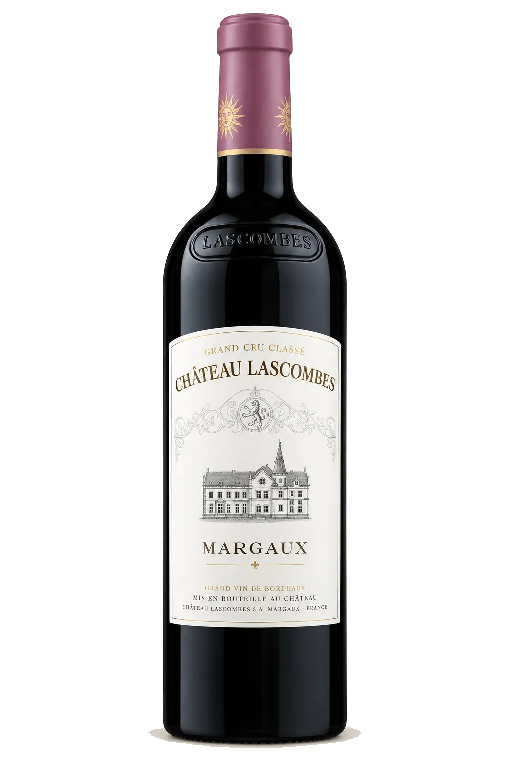Representative Château Lascombes bottle illustration