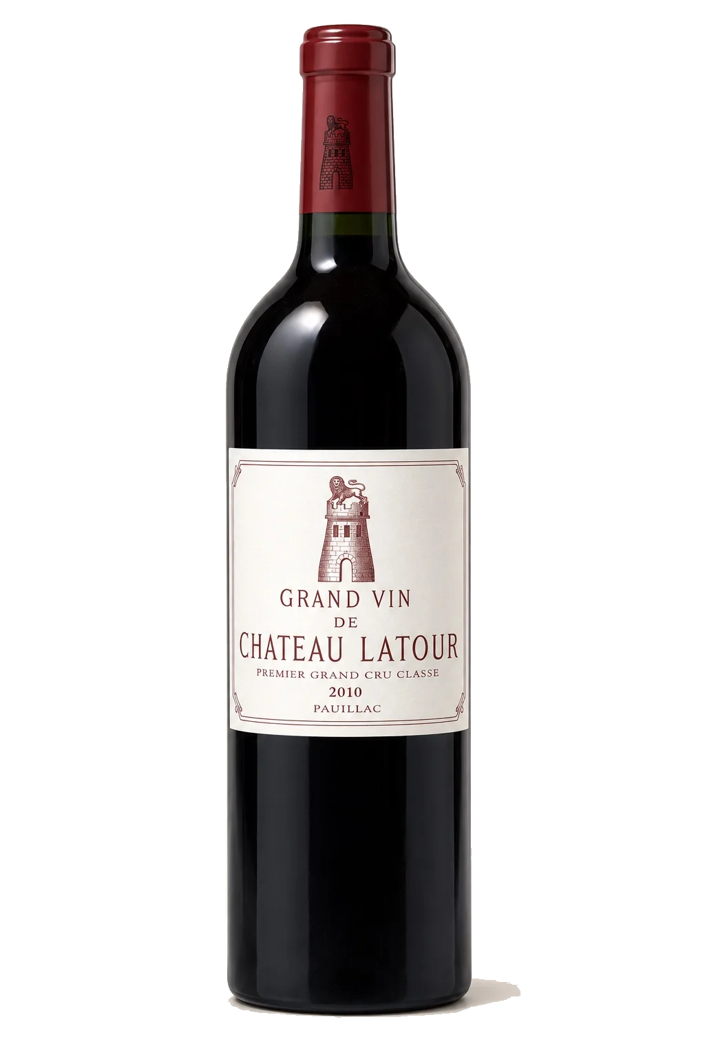 Representative Château Latour bottle illustration