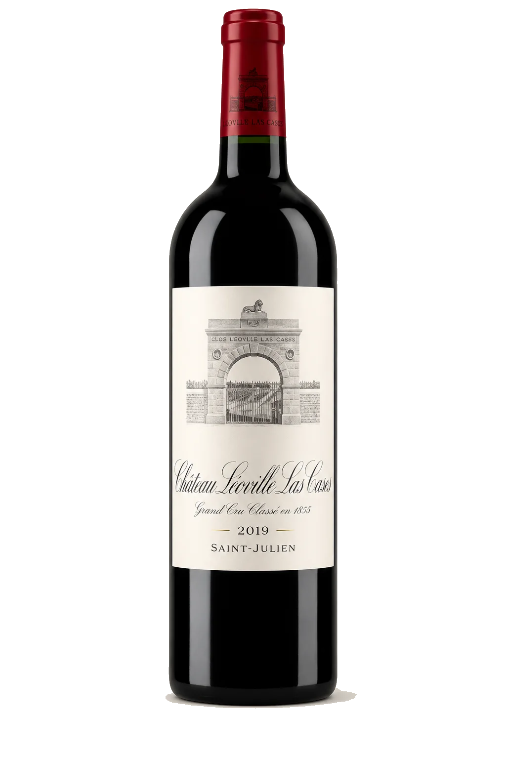 Representative Château Léoville Las Cases bottle illustration