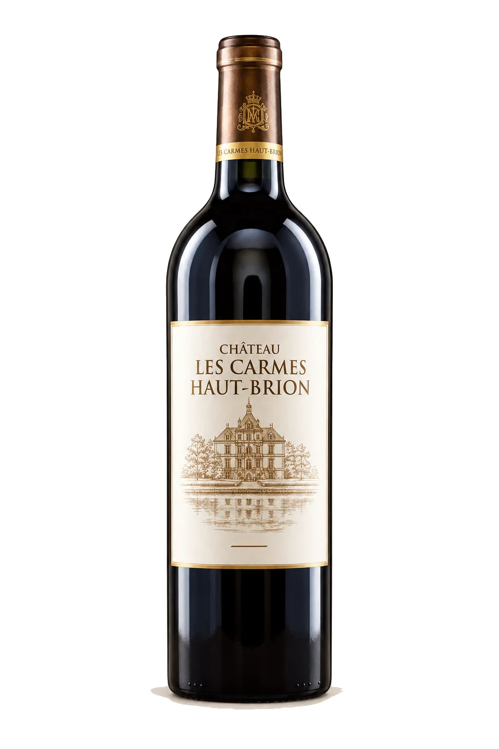 Representative Château Les Carmes Haut-Brion bottle illustration