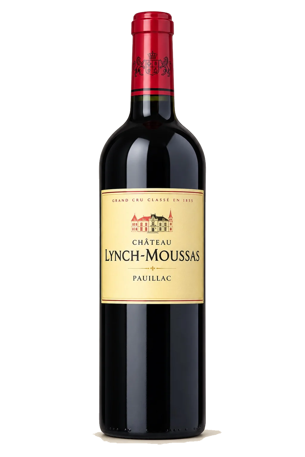 Representative Château Lynch-Moussas bottle illustration