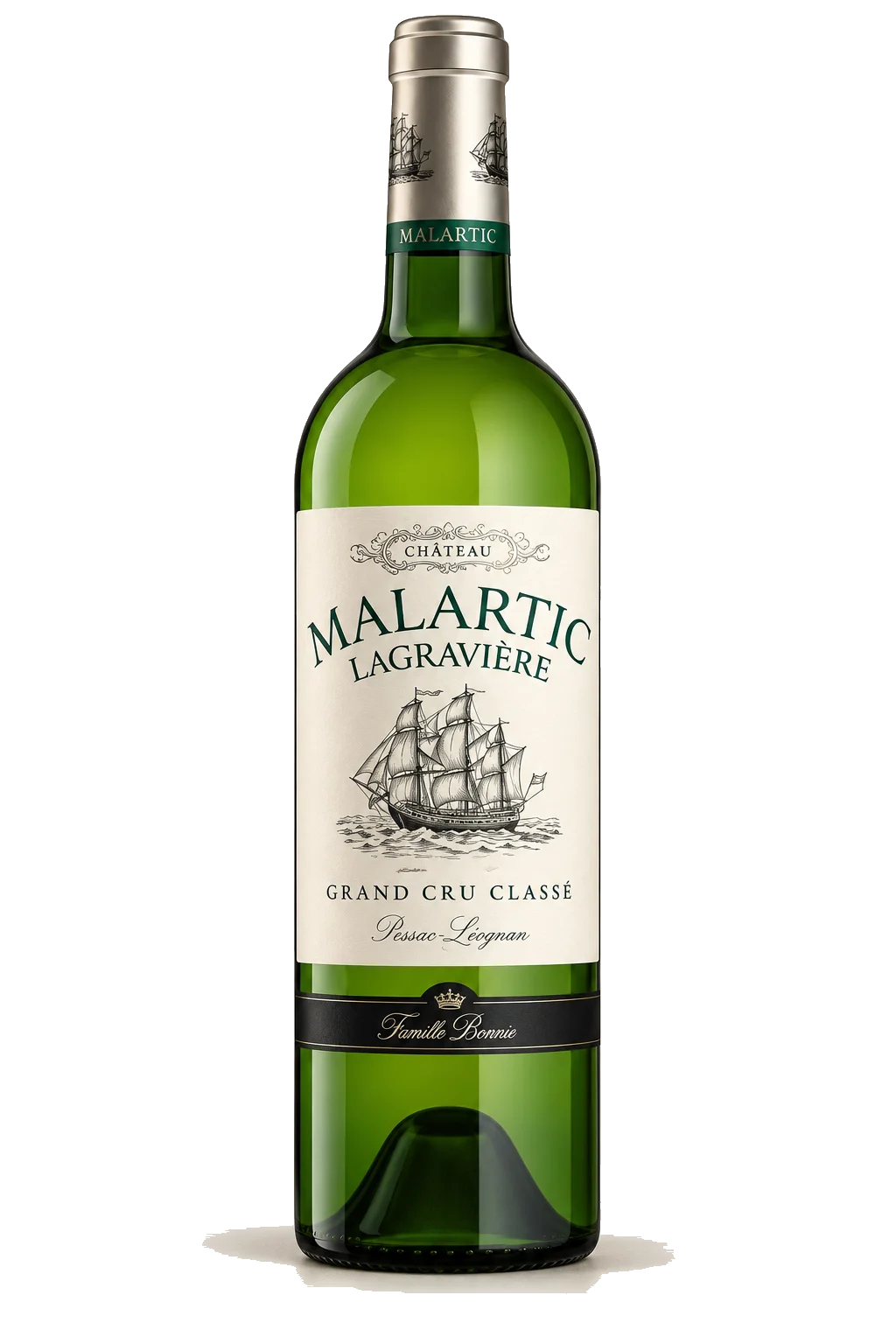 Representative Château Malartic-Lagravière Blanc bottle illustration