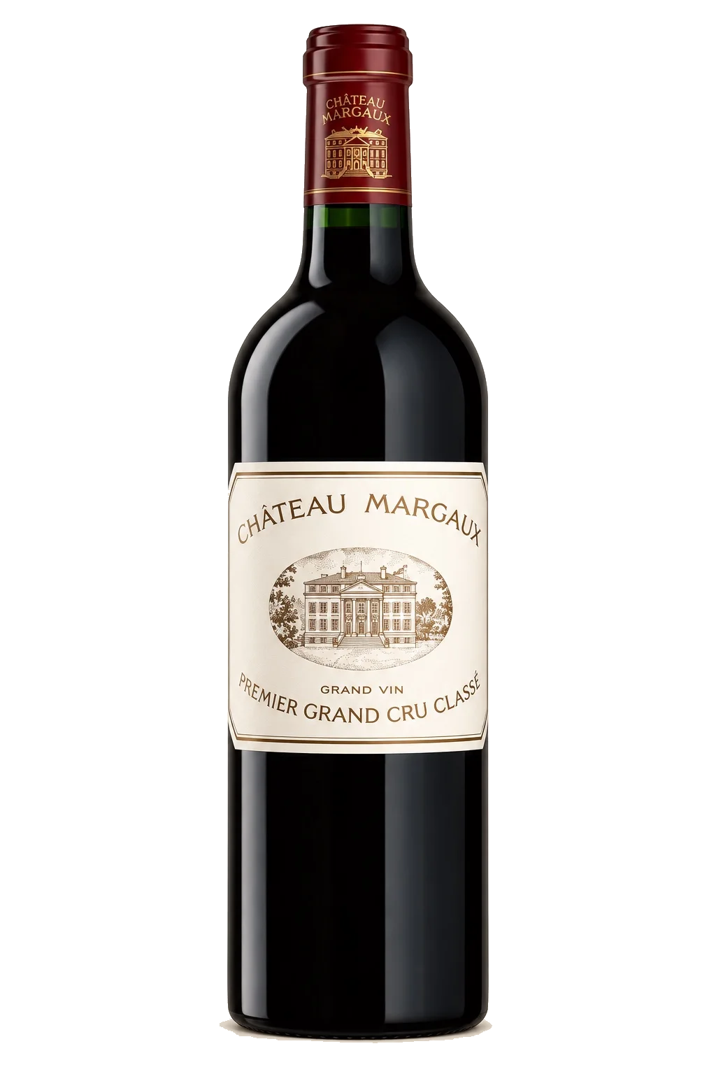 Representative Château Margaux bottle illustration