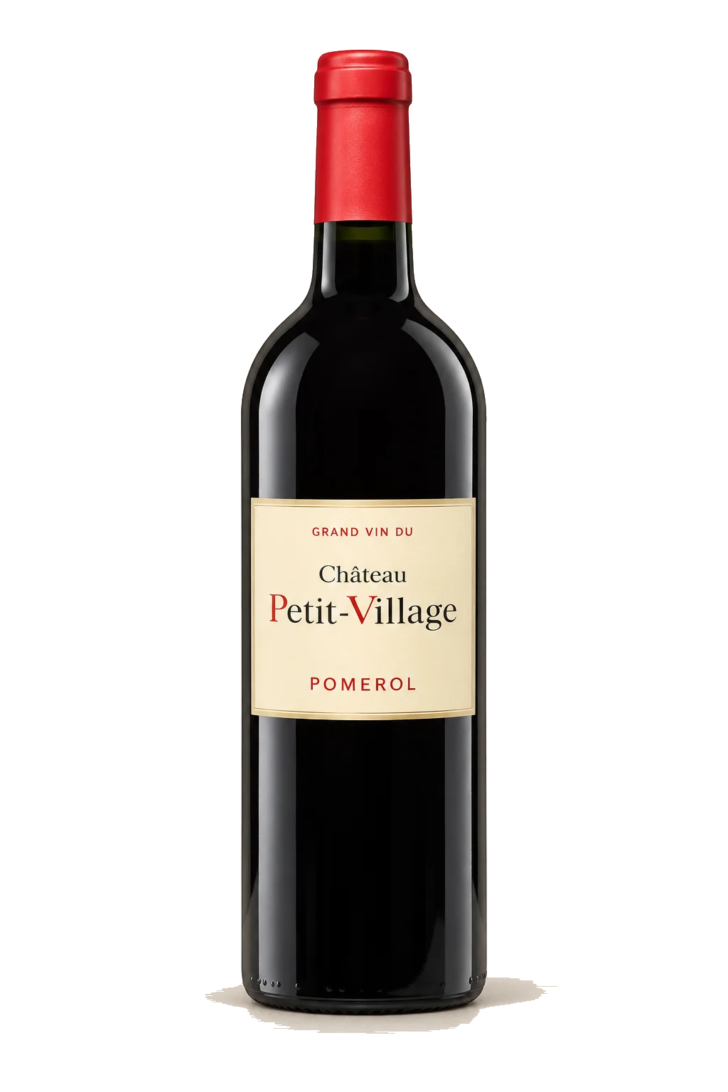 Representative Château Petit-Village bottle illustration