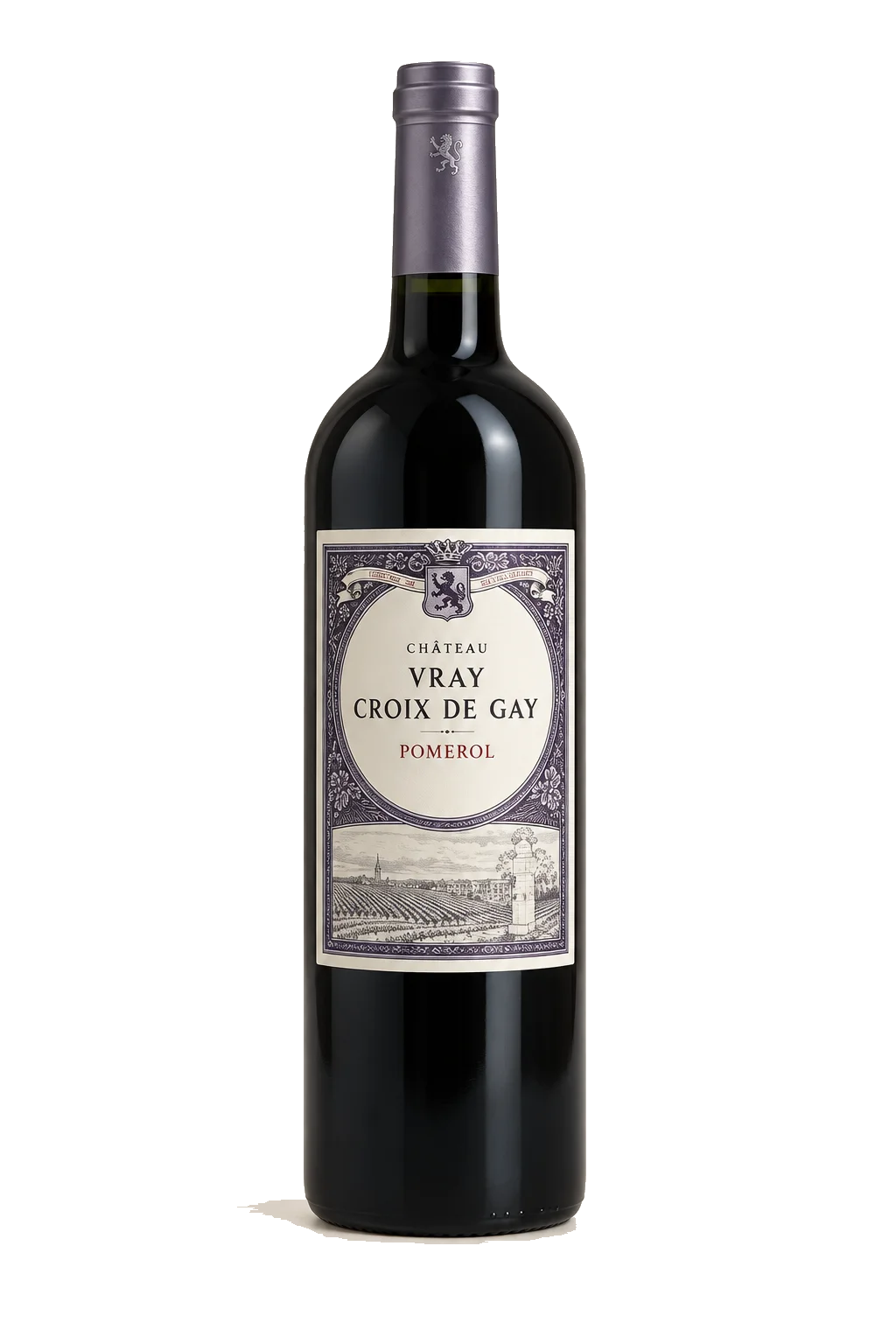 Representative Château Vray Croix de Gay bottle illustration