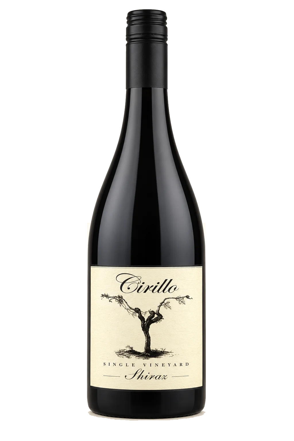 Representative Cirillo Single Vineyard Shiraz bottle illustration