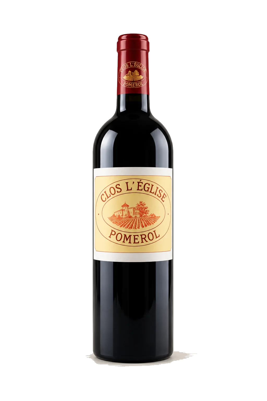 Representative Clos l’Église bottle illustration