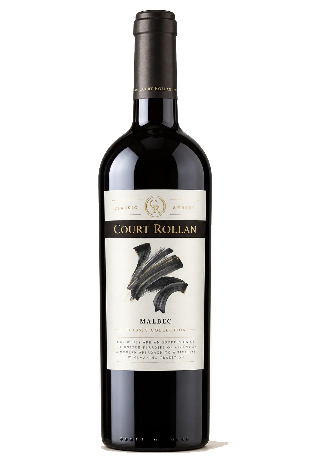 Representative Court Rollan Classic Malbec bottle illustration