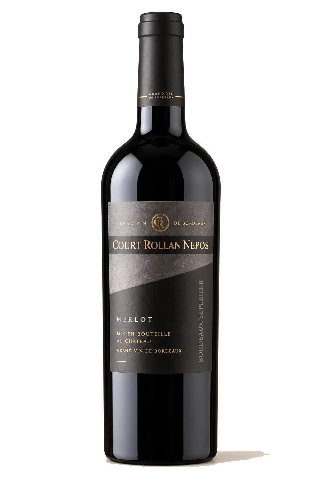 Representative Court Rollan Nepos Merlot bottle illustration