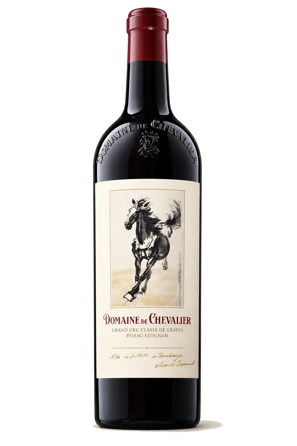 Representative Domaine de Chevalier bottle illustration
