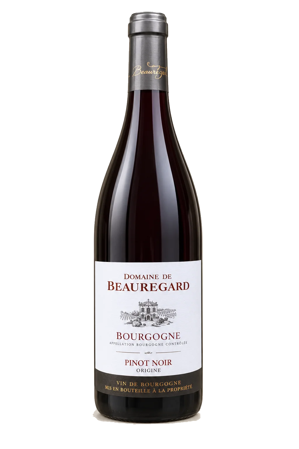 Representative Domaine du Beauregard Bourgogne Pinot Noir Origine bottle illustration