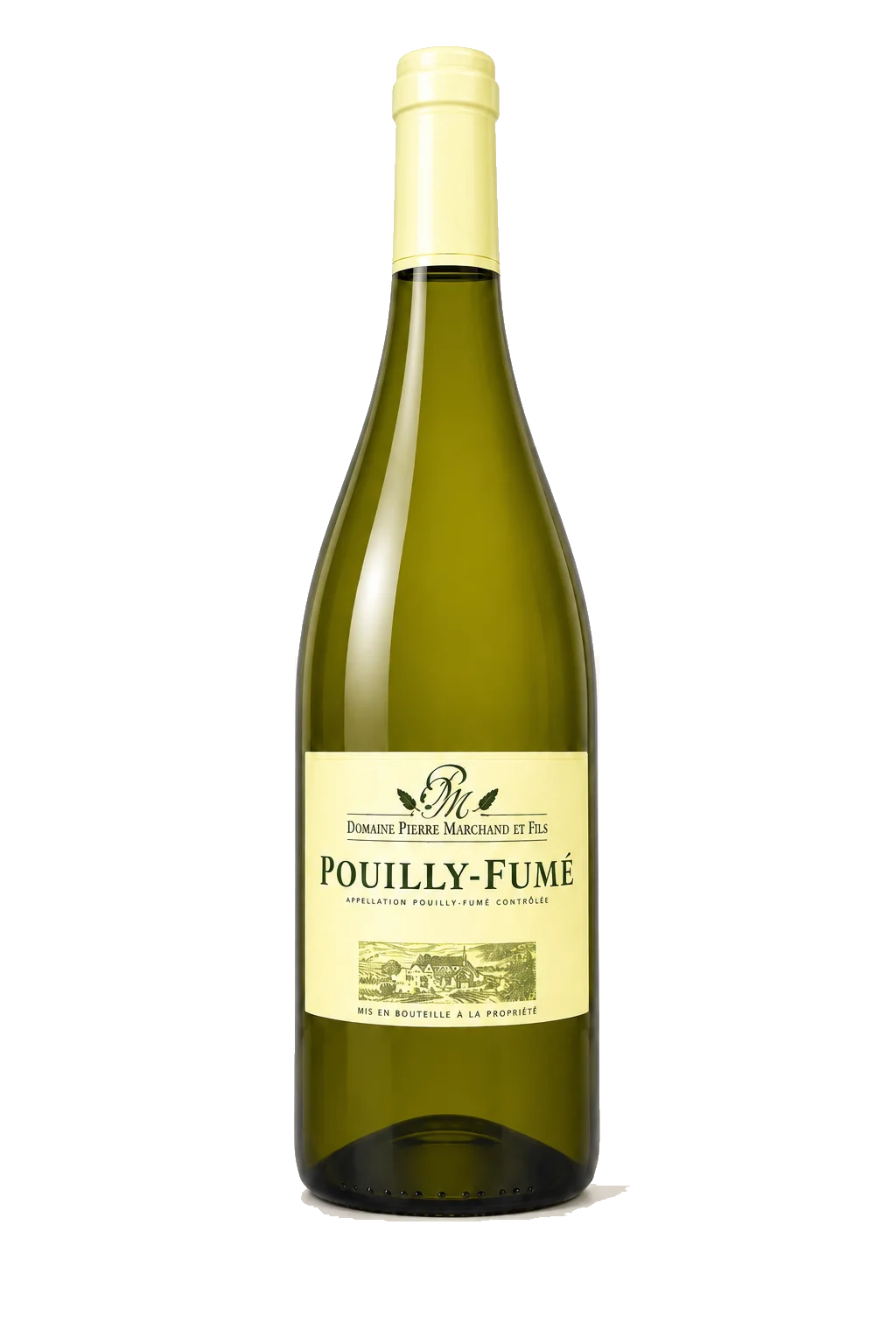 Representative Domaine Pierre Marchand et Fils Pouilly-Fumé bottle illustration