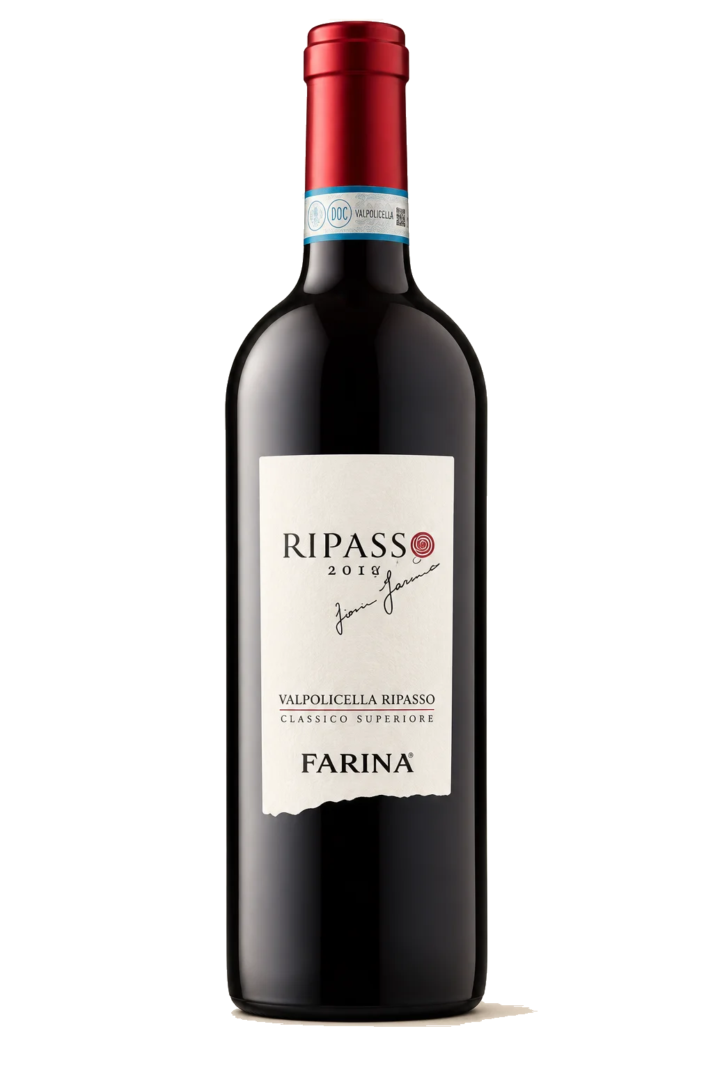 Representative Farina Valpolicella Ripasso Classico Superiore bottle illustration