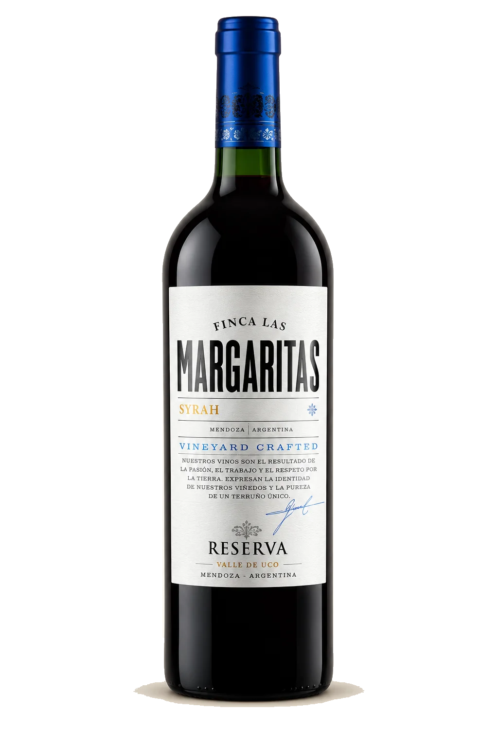 Representative Finca Las Margaritas Syrah bottle illustration