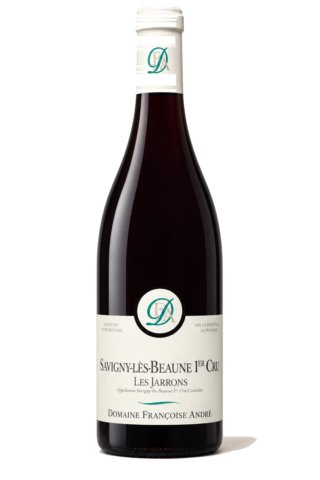 Representative Françoise André Savigny-lès-Beaune 1er Cru Les Jarrons Rouge bottle illustration