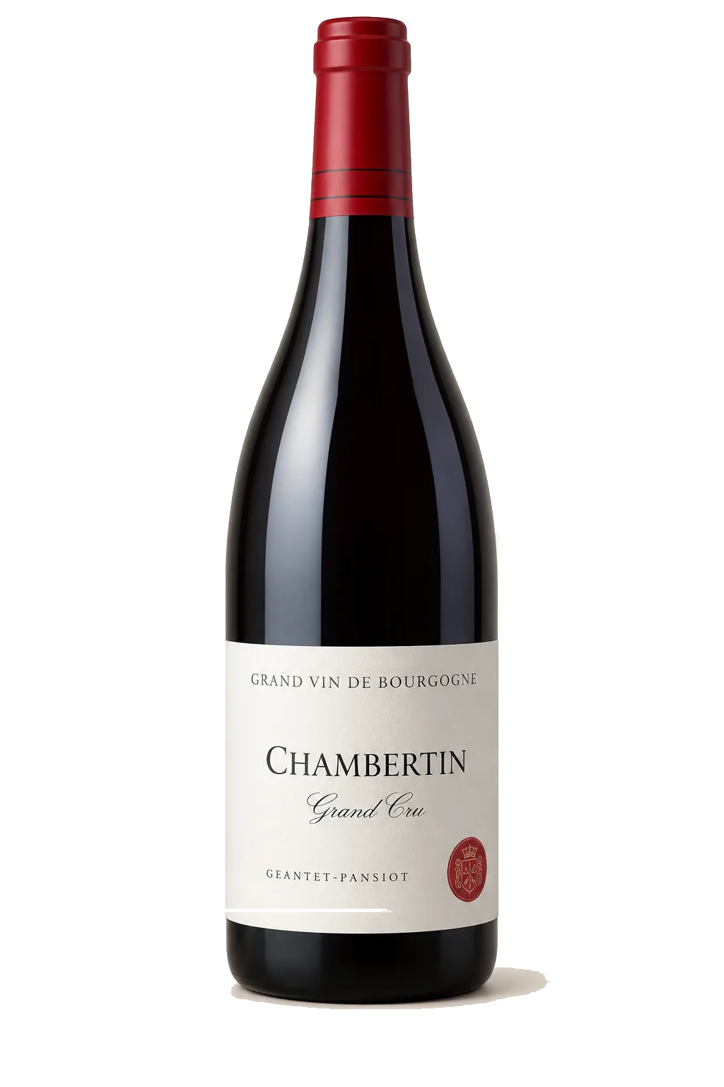 Representative Geantet-Pansiot Chambertin Grand Cru bottle illustration