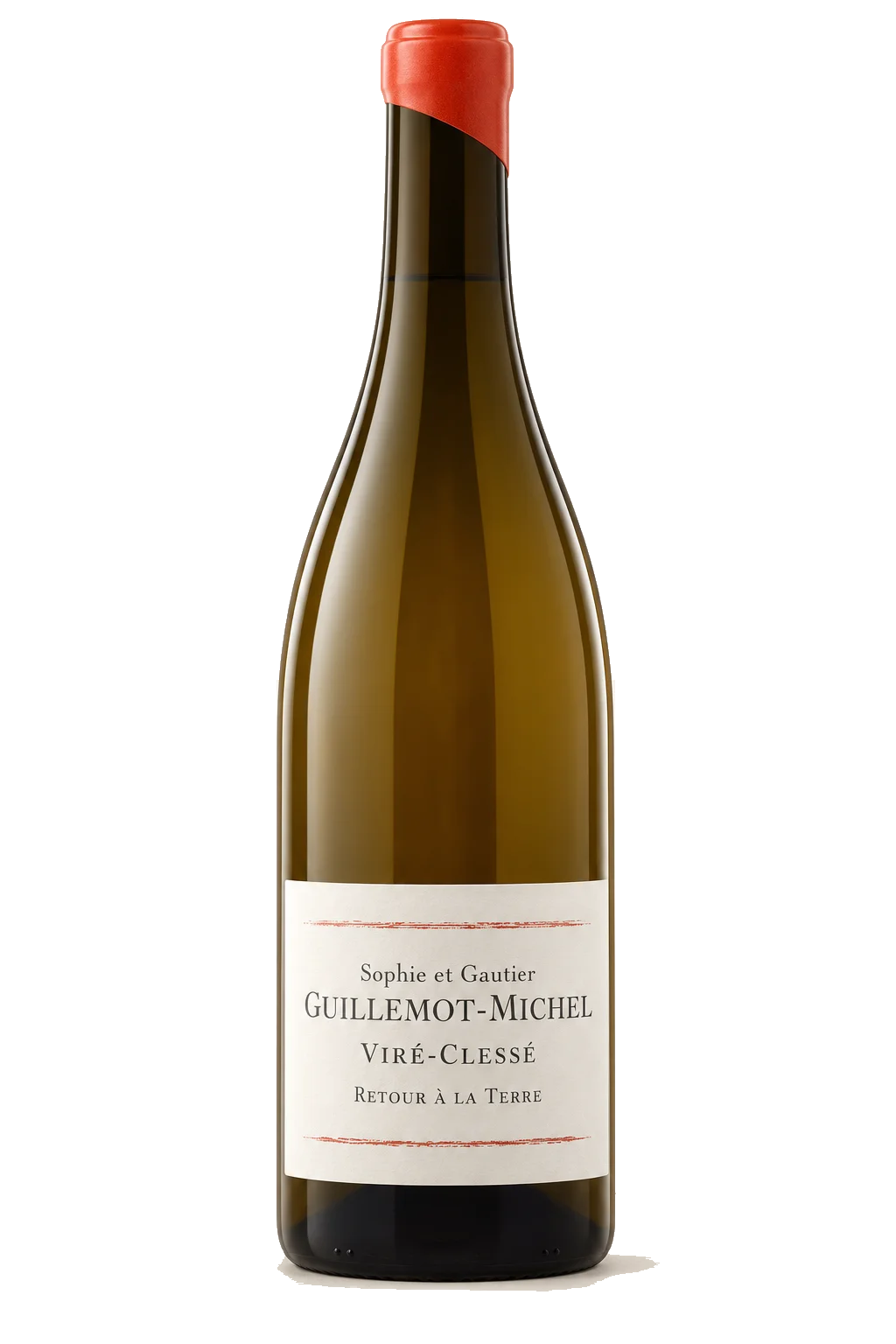 Representative Guillemot-Michel Viré-Clessé Retour à la Terre bottle illustration