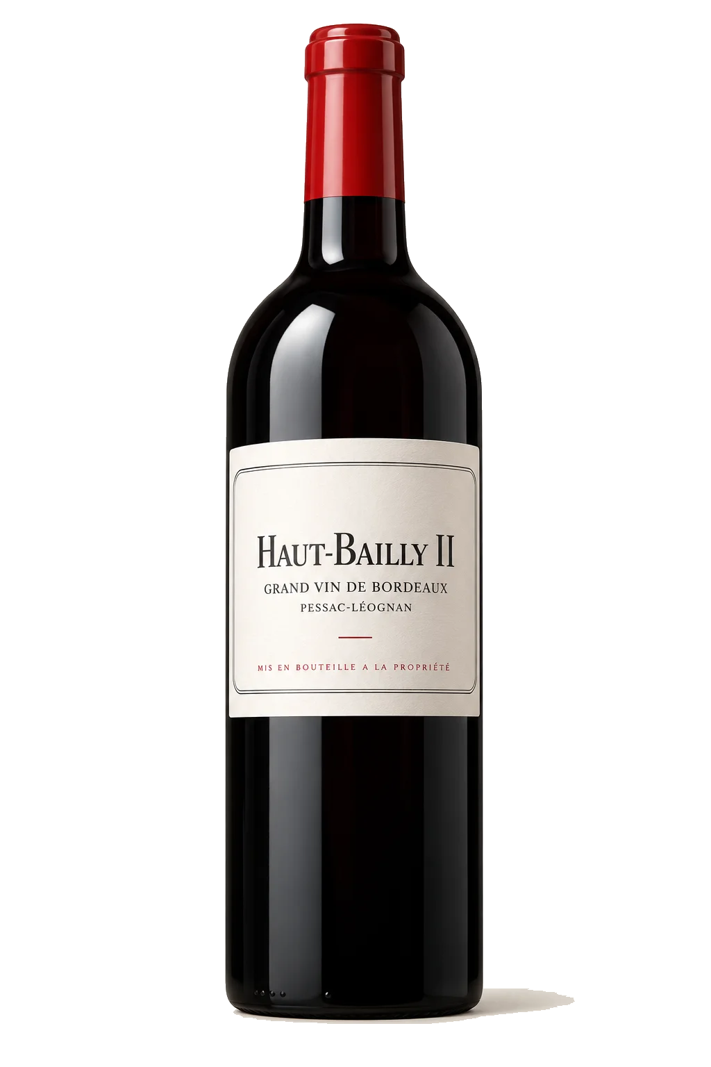 Representative Haut-Bailly II bottle illustration