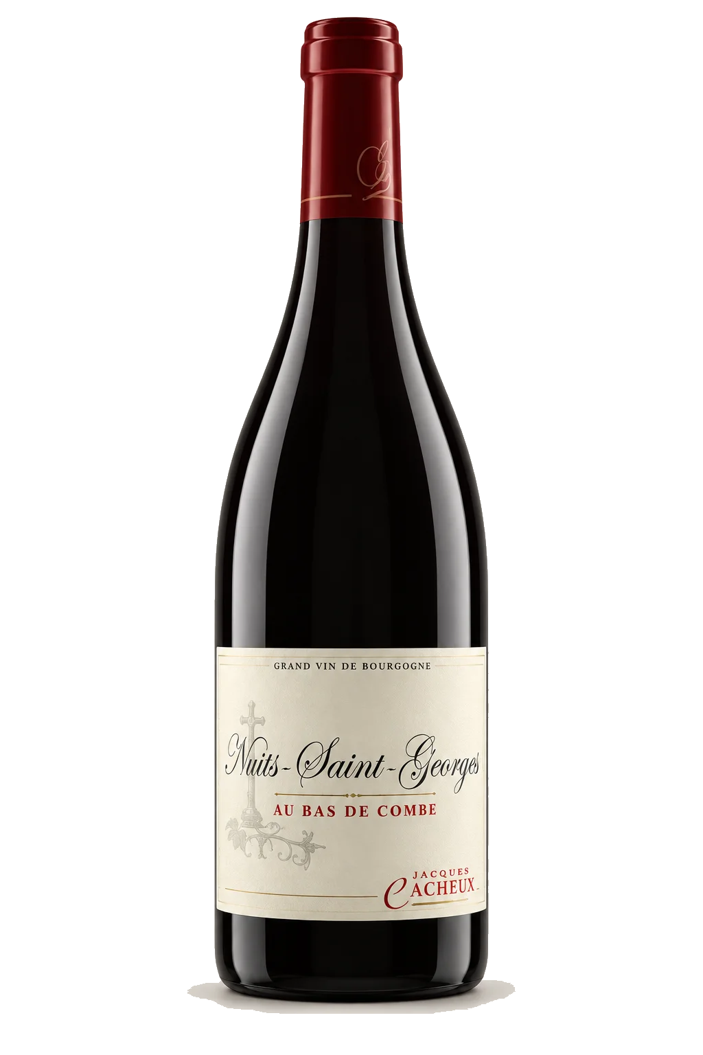Representative Jacques Cacheux Nuits-Saint-Georges Au Bas de Combe bottle illustration