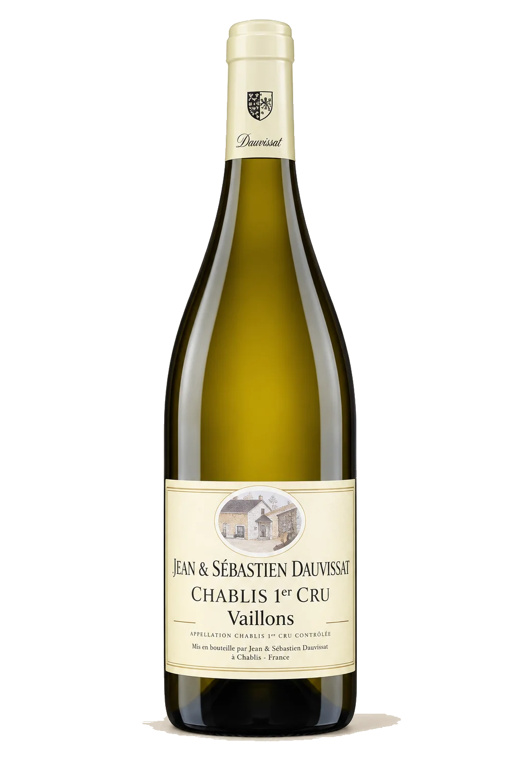 Representative Jean & Sébastien Dauvissat Chablis 1er Cru Vaillons bottle illustration