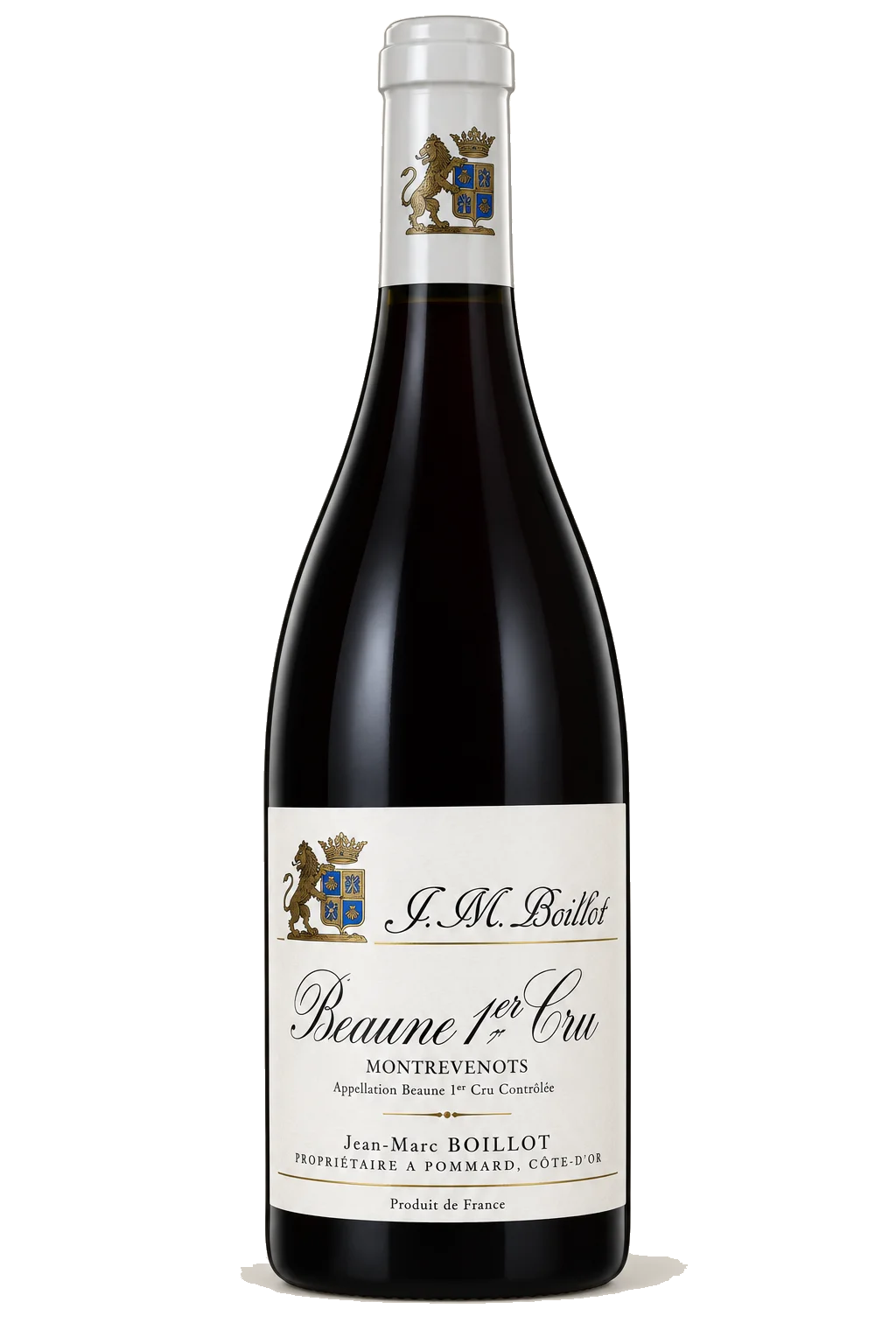 Representative Jean-Marc Boillot Beaune 1er Cru Les Montrevenots bottle illustration