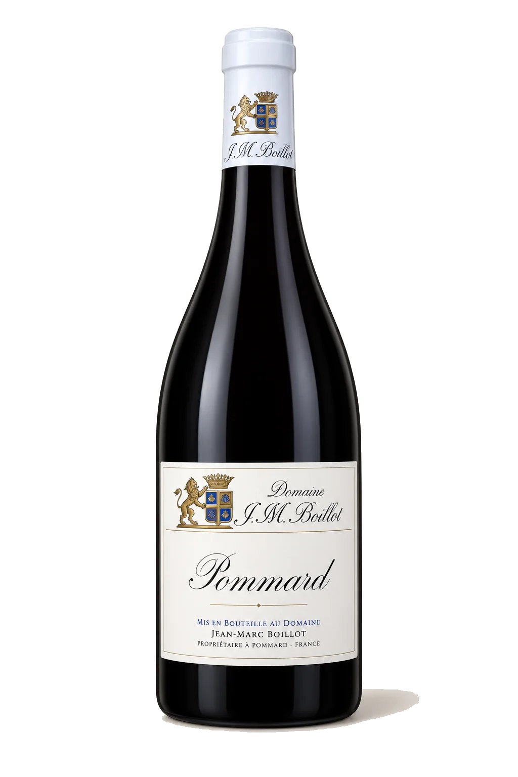 Representative Jean-Marc Boillot Pommard bottle illustration
