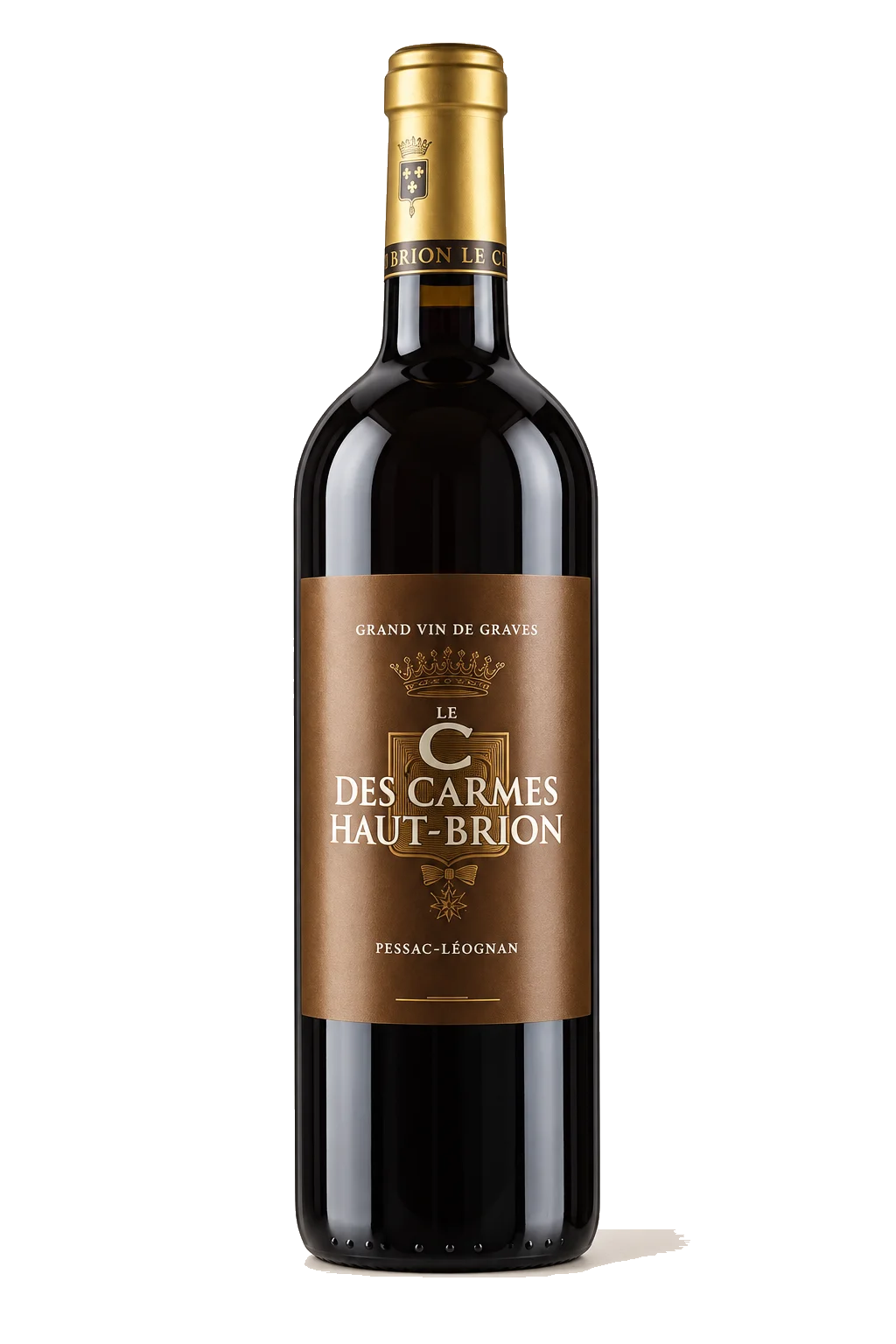 Representative Le C des Carmes Haut-Brion bottle illustration