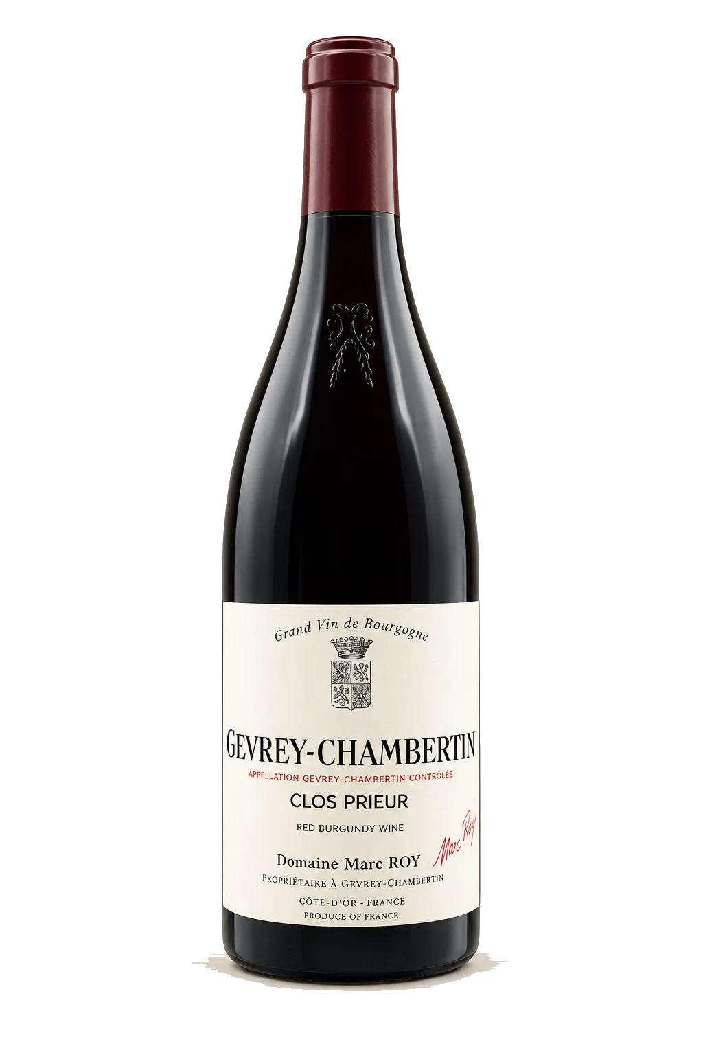 Representative Marc Roy Gevrey-Chambertin Clos Prieur bottle illustration
