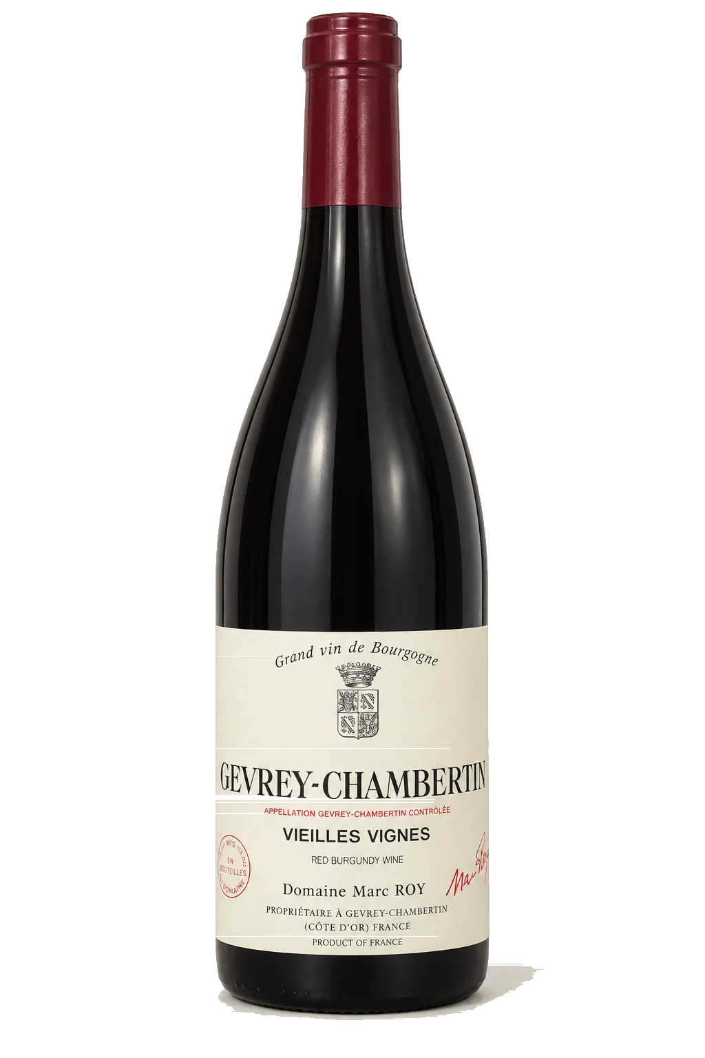 Representative Marc Roy Gevrey-Chambertin Vieilles Vignes bottle illustration